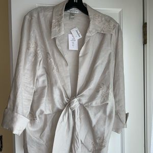 Neiman Marcus Linen Blouse